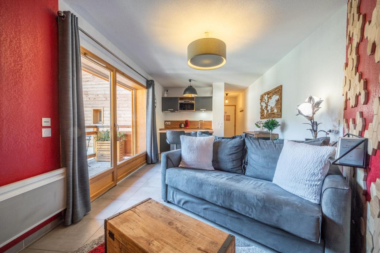 Studio Au Coeur Du Village Saint-Jean-de-Sixt Bagian luar foto